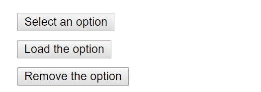A toggle button opening a popover list implemented with the click outside pattern and operated with the keyboard showing the popover not being closed on blur and it obscuring other screen elements.